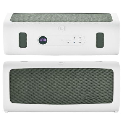 Case for Sony ULT Field 3 Speaker, Shockproof Non-Slip Cover | Custom-fit silicone cover, shockproof, non-slip grip, includes shoulder strap. Protects against scratches, dust, drops. - color: White