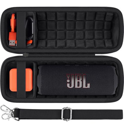 Hard Case for JBL Flip 7 Portable Wireless Bluetooth Speaker - color: Black Case