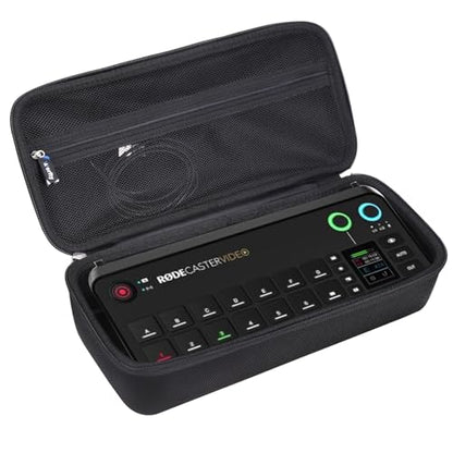 Case for RØDE RØDECaster Video Professional Video Switcher and Audio Interface - Travel Carrying Storage Bag (Black)