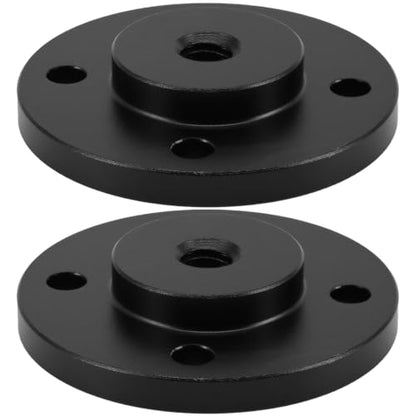 2 Set 1/4"-20 Thread Tripod Adapter Mount Plate, Aluminum Alloy Wall Mount Holder Adapter with Screw, for DSLR Camera, Action Cam, Monitor, Webcam, Tripod, Light Stand, Photography Accessories