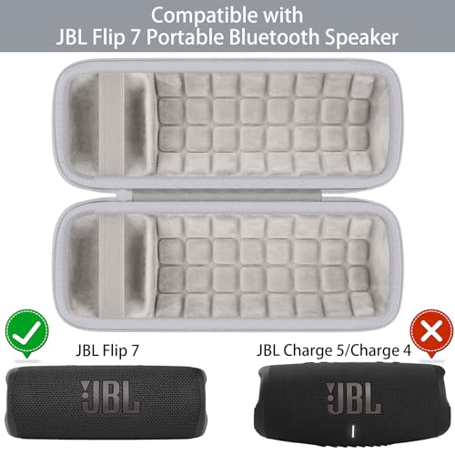 Hard Case for JBL Flip 7 Portable Wireless Bluetooth Speaker - color: White Case