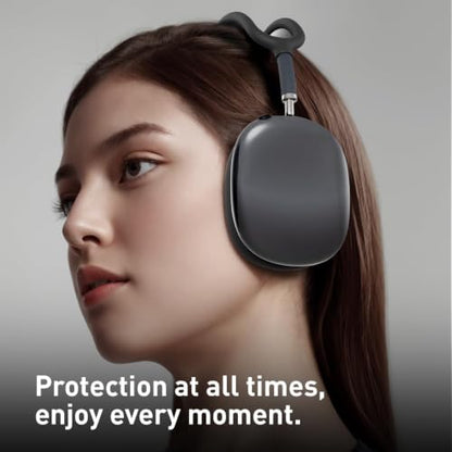 MOLOPPO Soft TPU Case Cover for AirPods Max 2/1, Gradient Black | Soft TPU Skin, Anti-Scratch, Ultra Protective - color: D-Gradient Black