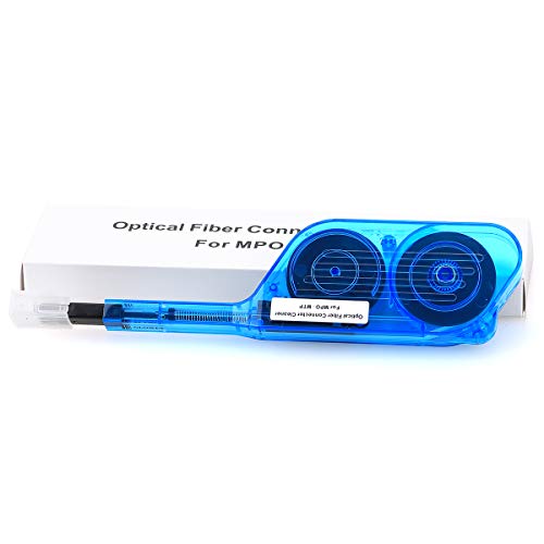 Fiber Optic Cleaning Tool for MPO and MTP Connectors MPO One Click Cleaner, 500 Cycles Cleaning Connector Equipment