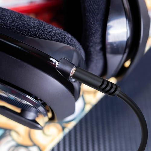 A40 Headset Audio Cable Compatible with Astro A10 A40 A40TR Gaming Headset Cable for PC/PS4/Xbox/Laptop/Smartphones, 3.5mm(1/8") Detachable Audio Cable with Sliding Volume Adjustment - style: TPE