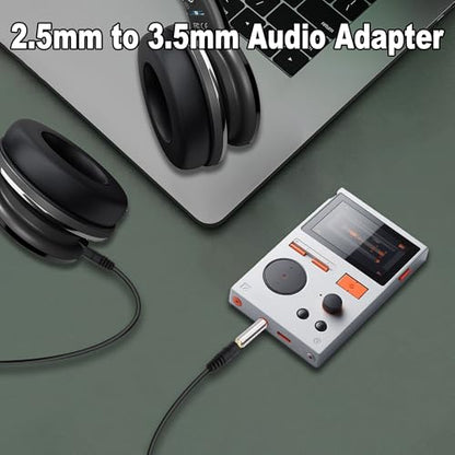 2.5mm to 3.5mmm TRRS Audio Adapter Connector 4pcs | 4Pole 2.5mm Male to 3.5mm Female Stereo Converter,for Mic Phones Headphone Tablets