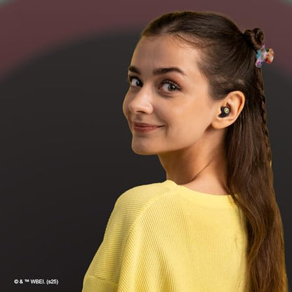 iJoy Harry Potter Hogwarts Crest Wireless Bluetooth Earbuds with Charging Case, Built-in Mic, 30 Hr Playtime, Officially Licensed | Harry Potter Gifts for Women, Men, Teens, Kids and All Fans - color: Hogwarts Crest