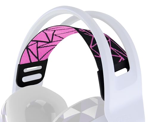 SOULWIT Headband Cover for Logitech G733/G535/G335 Gaming Headsets, Replacement Headstrap Pad Repair Part - Pink Line - color: Pink Line