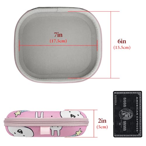 Geekria Shield On-Ear Headphones Case Compatible with JBL Tune 520BT, Tune 510BT, Tune 660NC, Live 400BT, Replacement Hard Shell Travel Carrying Bag with Cable Storage (Pink) - color: pink