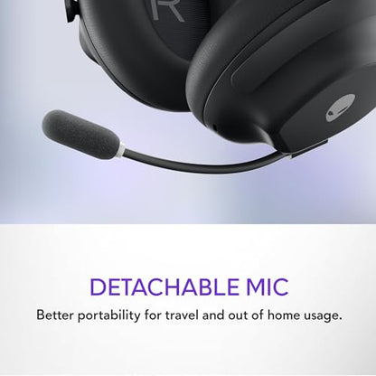 Alienware Pro Wireless Gaming Headset, ANC | 2.4GHz Radio, 50mm Graphene Drivers, Hi‑Res Audio, 20Hz‑40kHz, Transparency Mode, Dark Side of the Moon - color: Dark Side of the Moon