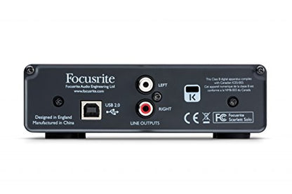 Focusrite Scarlett Solo Compact (1st Gen) USB Audio Interface - style: Interface Only