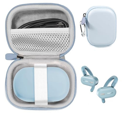 Case for TOZO OpenBuds Lightweight True Open Ear Wireless Earbuds (Blue) - color: Blue