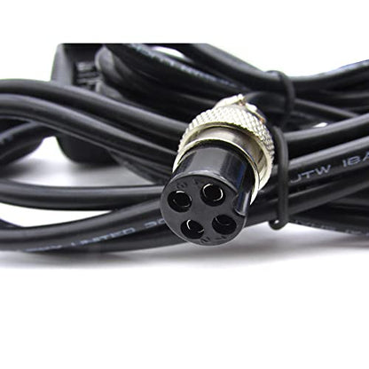 4-Pin Power Supply Adapter for F4/F7/CT4-16 Audio Mixers | for 4/6/8/12/16 Channels Professional Sound Mixing Console with 15VDC for 4-Hole Connector for Home Karaoke and PA System