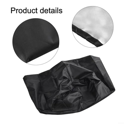 210D Oxford Cloth Hand-Held Mud Mixer Cover, Waterproof Dust Protection Case for Electric Cement Mixers, 44x36cm Black Storage Bag
