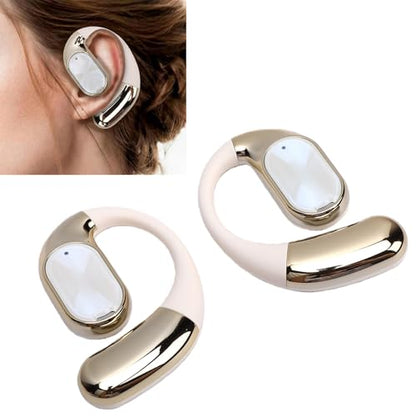 Ear Buds Wireless Earbuds Bluetooth Headphones, 2026 New Dual Fold Design Bluetooth 6.0 Earbuds with Ear Hooks, Sweatproof Noise Canceling, for Running Working (White 4000K) - color: White 4000K