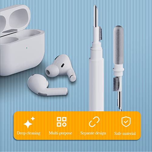 Bicaco Cleaner Pen Kit, Multi-Function Earbuds Cleaning Tool Set for Airpods Pro 1 2 3 Case Cleaner Cleaning Kit (Cleaning Pen) TEADZ