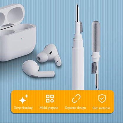 Bicaco Cleaner Pen Kit, Multi-Function Earbuds Cleaning Tool Set for Airpods Pro 1 2 3 Case Cleaner Cleaning Kit (Cleaning Pen) TEADZ