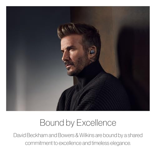 Bowers & Wilkins Pi8 Wireless Bluetooth Earbuds (Midnight Blue), in-Ear Bluetooth Earphones with Qualcomm & aptX Lossless, Active Noise Cancelling Earbuds, 3 Built-in Mics, 15-Min Quick Charging - color: Midnight Blue