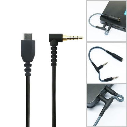 NewFantasia Replacement Audio Cable Compatible with SteelSeries Arctis Nova 3 Gaming Headset 2meters/6.6feet
