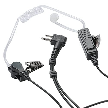 Motorola CP200 CP200D Earpiece, Compatible with Motorola BPR40 CP100D CP185 RDM2070D Two Way Radio Headset Walkie Walkie Surveillance Kit Police Headphones - color: 1 pack