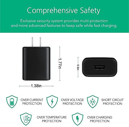 Blu Android Phone Charger, 5V USB C Wall Charger Adapter Fast Charging for Blu View 3, View 2, M8l, M10l, G9, G90 Pro, G91 Max, G91 Pro, G91S, G50 MEGA, G70, VIVO XI Smartphones 5ft Charge Cable Cord