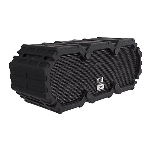 Altec Lansing LifeJacket - Waterproof Bluetooth Speaker, Wireless & Portable Speaker for Travel & Outdoor Use, 30 Hour Playtime & 50 Foot Range, Black - color: Black