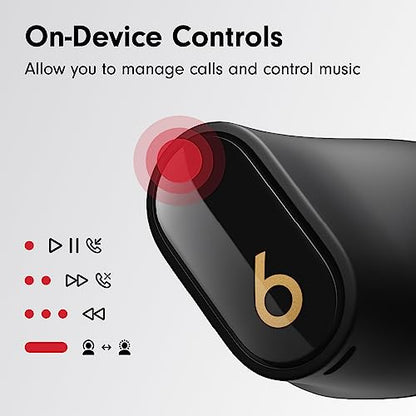 Beats Studio Buds + with Apple 20W USB-C Power Adapter - Black/Gold - color: Black/Gold, style: With Power Adapter