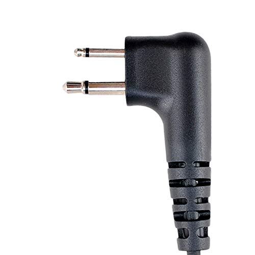 Acoustic Tube Earpiece for M0torola CP200 Walkie Talkies (Pack of 1) | 2 Pin Headset Compatible with GP300 CLS1110 RDU4100 RMU2040 RMU2080D HKLN4604 HKLN4599 Two Way Radio