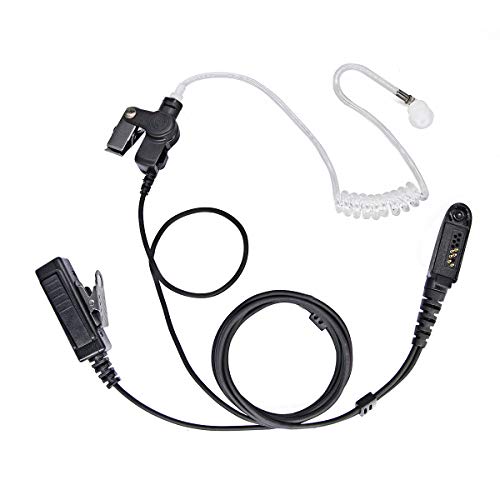 Acoustic Tube Walkie Talkie Earpiece for Ailunce HD1 Retevis RT29 RT48 RT47 RT47V RT82 RT83 RT87 RB23 RB46 NR30 TYT2017 for Motorola GP328PLUS EX500 M6 Radio Headset with PTT Mic
