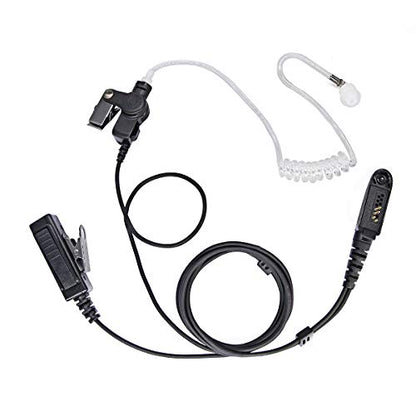 Acoustic Tube Walkie Talkie Earpiece for Ailunce HD1 Retevis RT29 RT48 RT47 RT47V RT82 RT83 RT87 RB23 RB46 NR30 TYT2017 for Motorola GP328PLUS EX500 M6 Radio Headset with PTT Mic