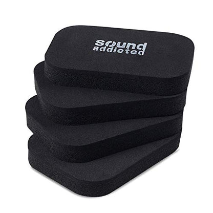Isolation Pads for Soundbar - Anti Vibrations Foam Pads Feet (4Pack) 3.5'' x 2.5'' x 0.65'' Suitable for Most Soundbars - BarPads (Rectangle) - size: Rectangle