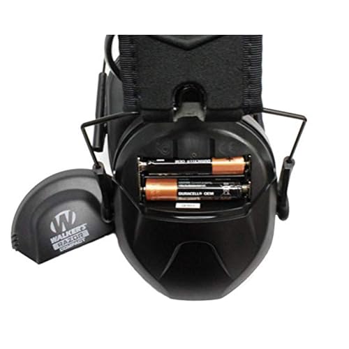 Walker's Razor Slim Electronic Muff - color: Patriot - Black, size: One Size
