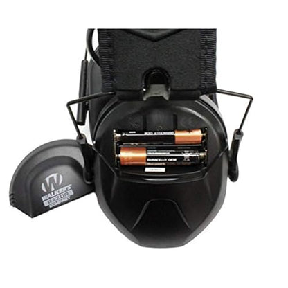 Walker's Razor Slim Electronic Muff - color: Patriot - Black, size: One Size