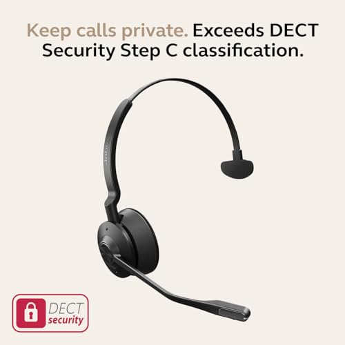 Jabra Engage 45 SE (Second Edition) Wireless Single-Ear Headphones - Bluetooth, Noise-Canceling Microphone, 13 hour Battery Life, Dual Connectivity, MS Teams Certified, Supports Other Platforms, Black - style: Single-Ear