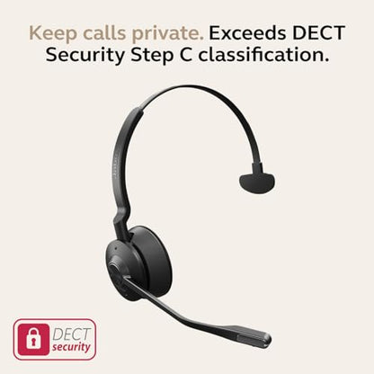 Jabra Engage 45 SE (Second Edition) Wireless Single-Ear Headphones - Bluetooth, Noise-Canceling Microphone, 13 hour Battery Life, Dual Connectivity, MS Teams Certified, Supports Other Platforms, Black - style: Single-Ear