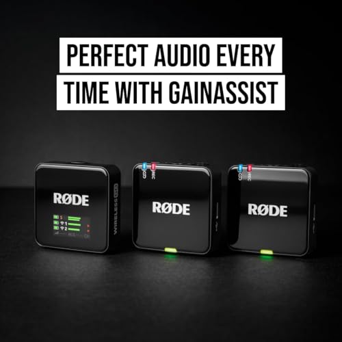 Rode Wireless GO (Gen 3) 2-Person Compact Digital Wireless Microphone Recorder Black Bundle with Grade Lavalier Lapel Microphone (2 Pack), Kellards Cleaning Cloth