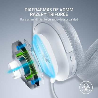 Razer Barracuda X Wireless Gaming & Mobile Headset, 2.4Ghz + BT, White - color: White, size: Standard, style: Barracuda X