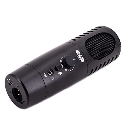 CAD Audio E90 Dynamic Front-Address Broadcast Microphone – XLR & USB-C Out
