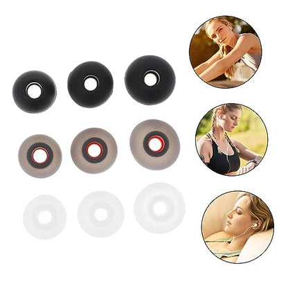 36pcs Silicone Earbuds Tips Earphone Accessories for Precise Fit