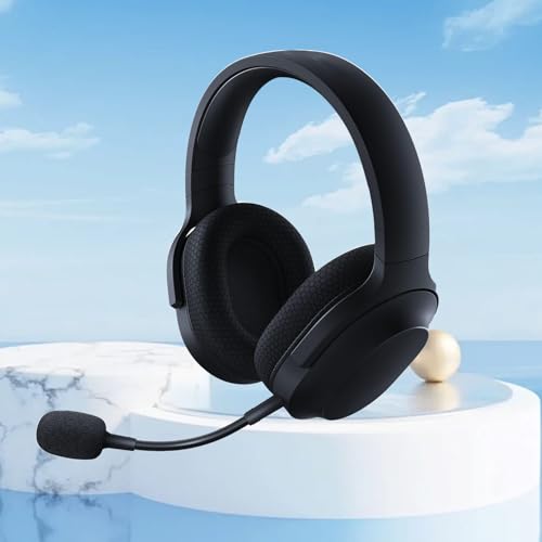 Headphone Mic Attachment, 3.5mm Detachable Mic for Headset, OFC and PVC Mic Replacement for Razer Barracuda X Wireless Gaming Headphones