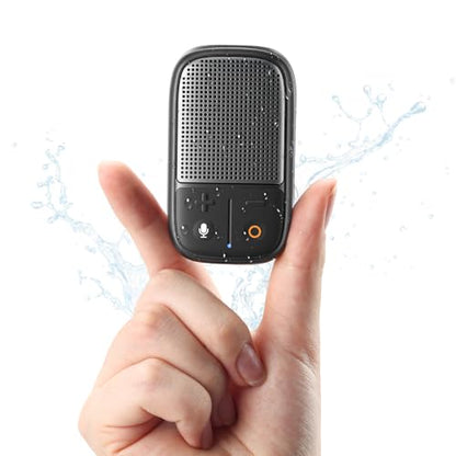 SUPERONE 2026 Upgrade Wearable Bluetooth Speaker with Voice Assistant & Mic | IPX7 Waterproof Clip-on Portable Speaker, TWS Pairing, Up to 30H of Play, Supports Siri/Google/Alexa - style: 1 Item & Voice Assistant Function