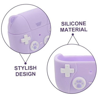 Earbud Case Covers: Silicone Earphone Protective Skin Accessories Earphone Charging Case Covers for Women Men Compatible with Airpods 3 Violet