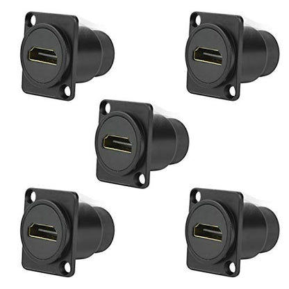 Toronce D R Series HDMI Passthrough Panel-Mount Connector (HDMI_5Pack) - size: HDMI_5Pack