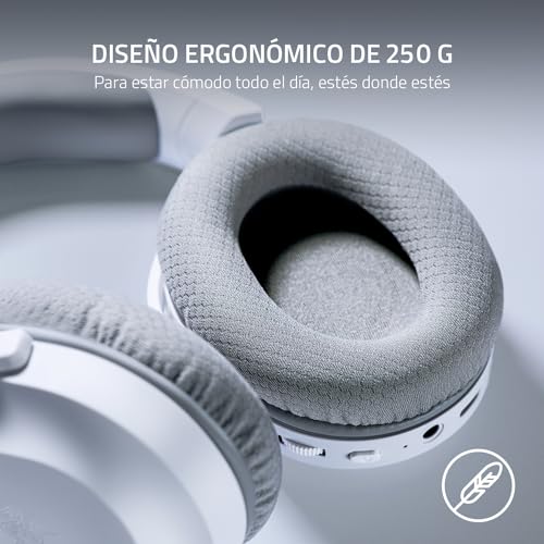 Razer Barracuda X Wireless Gaming & Mobile Headset, 2.4Ghz + BT, White | Bluetooth 5.2, Lightweight, 40mm Drivers, Detachable Mic, 50 Hr Battery - color: White, size: Standard, style: Barracuda X