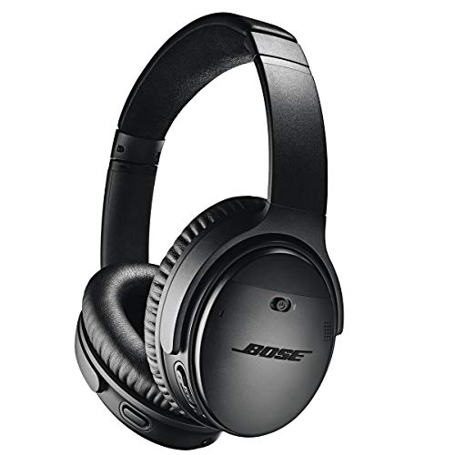 Bose QuietComfort 35 II Wireless Bluetooth Headphones, Noise-Cancelling, with Alexa Voice Control - Black - color: Black