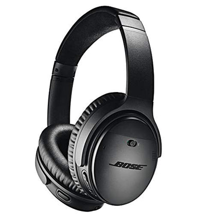 Bose QuietComfort 35 II Wireless Bluetooth Headphones, Noise-Cancelling, with Alexa Voice Control - Black - color: Black