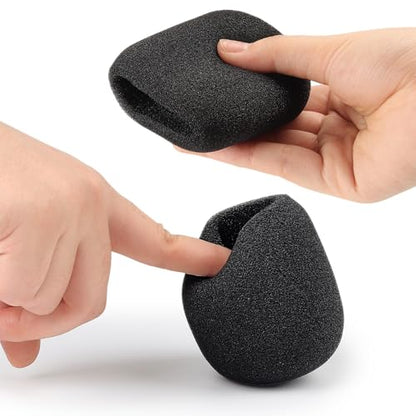 Microphone Cover, 6 Pcs Microphone Windscreen, Foam Mic Cover Suitable for SM58, E835 and Most Standard Handheld Mic