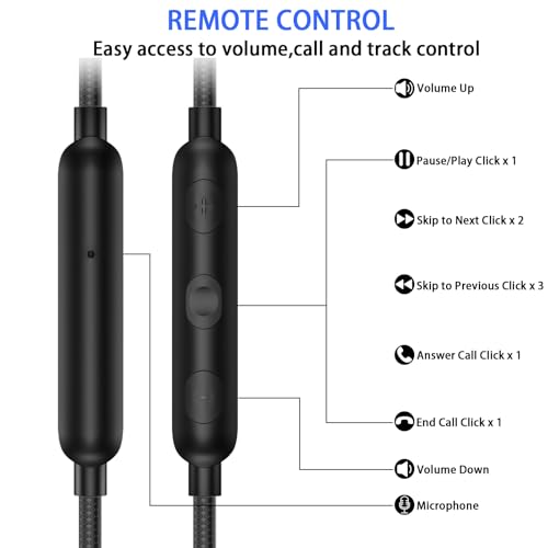 Wired Over Ear Earbuds with Microphone Ear Hooks,3.5mm Headphones | Sport Earphones for Laptop/iPad/iPod/3.5mm Plug Phone,Noise Cancelling Headset for Chromebook/Switch/Galaxy/MP3 Running - color: Black+Purple