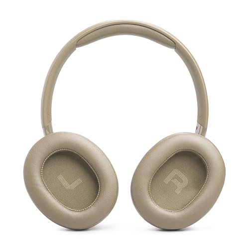 JBL Tune 730BT - Wireless Over-Ear Headphones - Beige | JBL Pure Bass Sound, Customize your sound with the JBL Headphones App, 2 beamforming mics for perfect calls - color: Beige