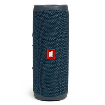 JBL FLIP 5, Waterproof Portable Bluetooth Speaker, Blue, 3.6 x 3.6 x 8.5 | Sounds better than ever, Bring the party anywhere, Make a splash with IPX7 waterproof design, A rainbow of colours - color: Blue