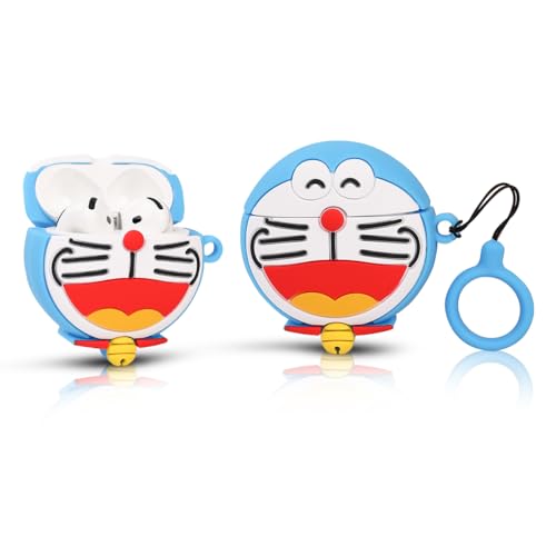 (2Pack+Cleaner Pen) XMBYGY Case for Apple AirPods 4th Generation Earbuds with Cleaning Pen Kit, Silicone Cute Charging Case Shockproof Protective Cover and Carabiner for AirPods 4 (ELF+A) - color: ELF+A